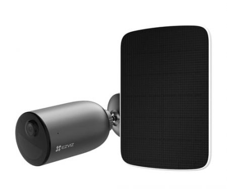 303103098ICE_ EZVIZ EB3 KIT KIT TELECAMERA EB3 2K + PANNELLO SOLARE TIPO F ( USCITA USB TYPE-C)