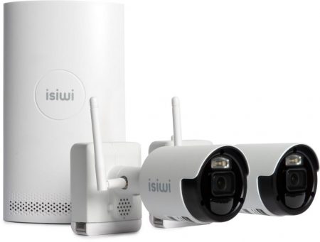 ISWK2N8BFBTA4MP2G ISIWI KIT WIRELESS CONNECT AIR2 ISW-K2N8BFBTA4MP-2 GEN1 NVR 8 CANALI + 2 TELECAMERE A BATTERIA DA 8