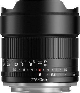TTArtisan 10mm F2.0 Ultra Grandangolo per Fuji X Mount APS-C