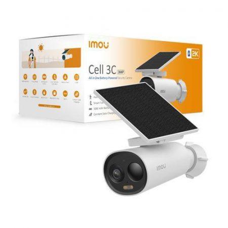 IMOU CELL 3C TELECAMERA RICARICABILE 2K (3MP) PER INDOOR/OUTDOOR CON PANNELLO SOLARE ORIENTABILE