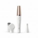 Braun FaceSpa Pro SE911, Bellezza Viso Epilatore Tutto-In-Uno, Incluso Epilatore Per Il Viso Con Dieci Micro Fori, Testina Tonificante E Spazzola Di Puli