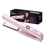 Beurer Piastra per capelli a batteria HS 20 con ricarica USB, tre livelli di temperatura e riscaldamento rapido, ideale per viaggiare, rosa