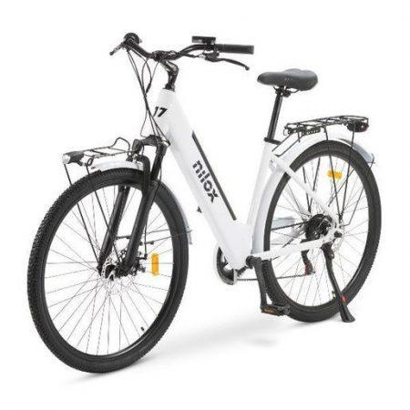 Nilox NXEBJ7WH bicicletta elettrica Bianco Alluminio 71,1 cm (28'') 27,5 kg Litio