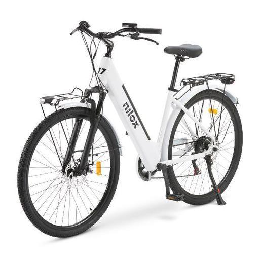 Nilox NXEBJ7WH bicicletta elettrica Bianco Alluminio 71,1 cm (28'') 27,5 kg Litio