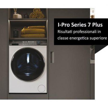Haier I-Pro Series 7 Plus I-Pro Serie 7 Plus, Lavatrice Carica Frontale 11 KG, 30% più efficente della classe A, 1400 giri, Bianco, Direct Motion, Refres