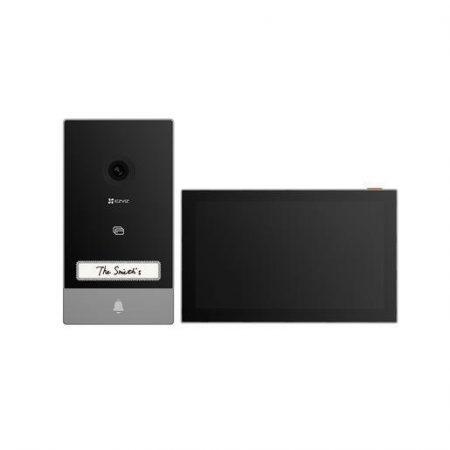 EZVIZ HP7 sistema per video-citofono 17,8 cm (7”) Nero, Argento