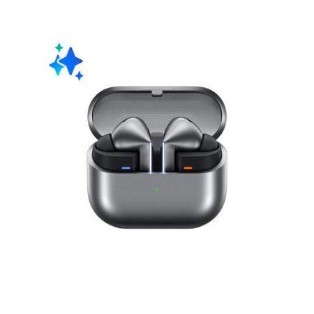 buds3 Pro_ gray_dettaglio Samsung Galaxy Buds3 Pro Auricolari AI in-ear True Wireless, Speaker a 2 vie, Audio Hi-Fi, Impermeabilità IP57, Silver