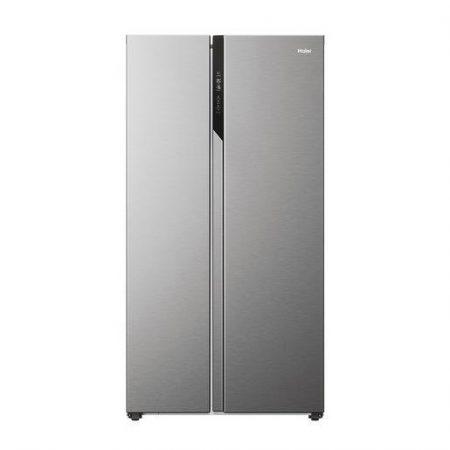 Haier HSR5918DNMP Libera installazione 528 L Platino, Acciaio inox