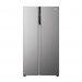 Haier HSR5918DNMP Libera installazione 528 L Platino, Acciaio inox