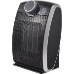 Electroline CFHE206N stufetta elettrica Interno Nero, Argento 1800 W Riscaldatore ambiente elettrico con ventilatore