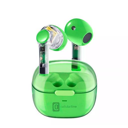 Cellularline FINE Auricolari Bluetooth® dal design originale e dalle finiture trasparenti
