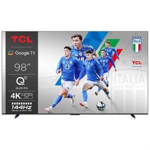 TCL C65 Serie C6 Smart TV QLED 4K 98” 98C655, 144Hz, audio Onkyo con subwoofer, Google TV