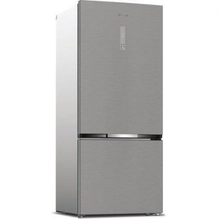 Whirlpool WHK2 6554 X6E Frigorifero combinato a libera installazione, Dual no frost, 78cm, Classe C, Pearl Inox, 35dbA, h188cm