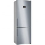 Bosch Serie 6 KGN49AICT Frigorifero Combinato da libera installazione 203 x 70 cm Acciaio anti-impronta Classe C