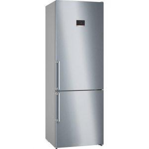 Bosch Serie 6 KGN49AICT Frigorifero Combinato da libera installazione 203 x 70 cm Acciaio anti-impronta Classe C