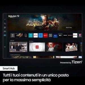 Samsung Series 7 TV UE50CU7170UXZT Crystal UHD 4K, Smart TV 50” Processore Crystal 4K, OTS Lite, Black 2023