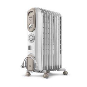 De’Longhi V550918T.WB Interno Bianco 1800 W Riscaldatore ambiente elettrico a olio - 1 pz