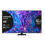 Samsung Q70D TV QLED 4K 85'' QE85Q70DATXZT Smart TV Wi-Fi Black 2024, Quantum Processor 4K, 4K AI Upscaling, AirSlim Design, OTS Lite