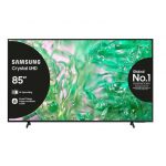 Samsung TV Crystal UHD 4K 85'' UE85DU8070UXZT Smart TV Wi-Fi Black 2024, Processore Crystal 4K, 4K Upscaling, AirSlim Design, OTS Lite