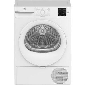 Beko BMTR38W Asciugatrice Slim 8kg, Classe D, Linea Estetica NX, motore asincrono, Display digitale, colore Bianco, oblò Bianco