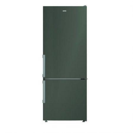Ignis IGNK2 1472 XP4E Frigorifero combinato a libera installazione, Dual No Frost , 70 cm, Classe E, Manhattan Grey, 36 db, h 1870cm