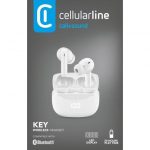 Cellularline Key Auricolari TWS Bluetooth custodia di ricarica e display led