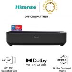 Hisense Laser TV PL2 TV retroproiettore Proiettore a raggio ultra corto 2700 ANSI lumen DLP UHD 4K (3840x2160) Nero