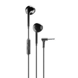Cellularline VOICE CAPSULE Auricolari a capsula con microfono, tasto di risposta e connettore Jack 3.5mm