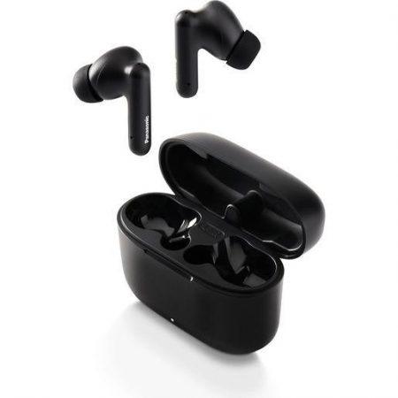 Panasonic Auricolari TWS RZ-B110WDE-K, con mic, IPX4, Nero