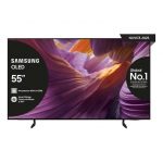 Samsung OLED AI TV 55'' QE55S85FAUXZT 4K, Processore NQ4 AI Gen2, 4K AI Upscaling, Schermo antiriflesso, OLED HDR, Dolby Atmos & OTS Lite, Contour Design