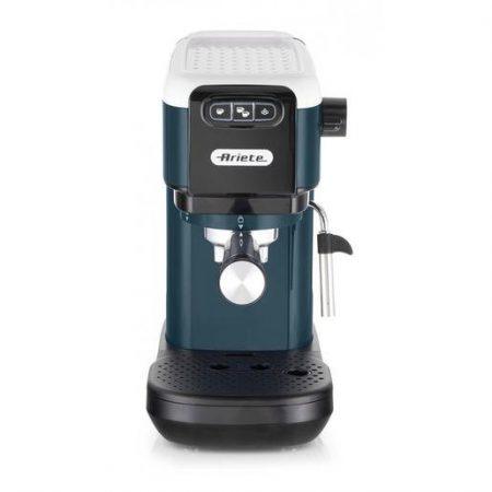 Ariete 1399 Macchina da caffè espresso Snow White, Per polvere e cialde ESE, 1300 W, Capacità 1,1L, 15 bar di pressione, Filtro 1, 2 tazze e cialda ESE,