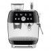 Smeg Macchina da Caffè Espresso Manuale con macinacaffè integrato 50's Style – Nero LUCIDO – EGF03BLEU