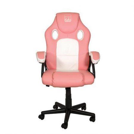 Xtreme MX12 KOR Sedia da gaming per PC Seduta imbottita Rosa, Bianco