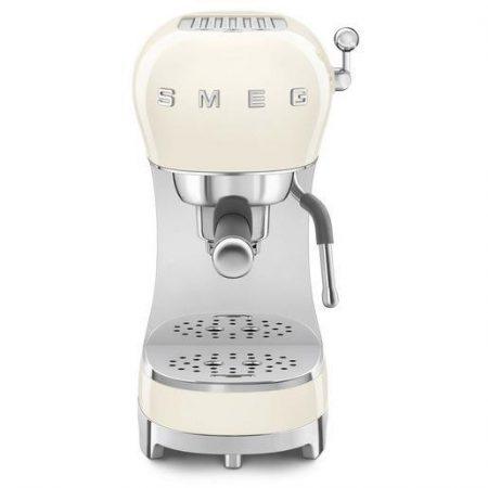 Smeg Macchina da Caffè Espresso Manuale 50’s Style – Panna LUCIDO – ECF02CREU