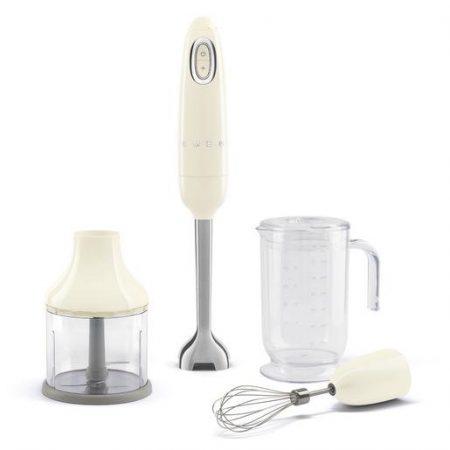 Smeg Frullatore Immersione con Accessori 50’s Style – Panna LUCIDO – HBF03CREU