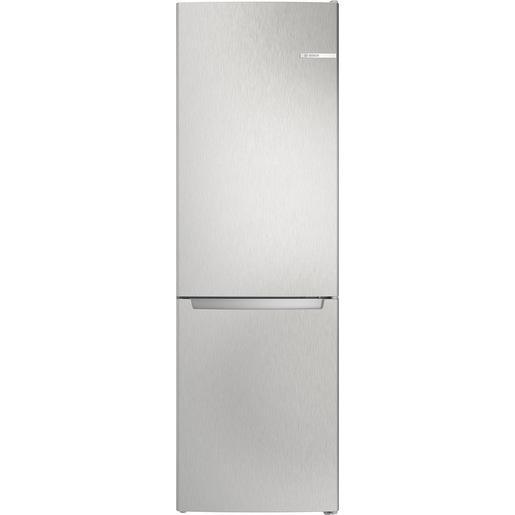 Bosch Serie 2 KGN36NLEA Frigorifero Combinato da libera installazione 186 x 60 cm Metal look Classe E