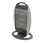 Innoliving INN-577 stufetta elettrica Interno Nero, Grigio 1200 W Riscaldatore di ambienti elettrico alogeno