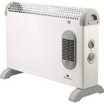 Electroline CHE205V stufetta elettrica Interno Grigio, Bianco 1800 W Radiatore