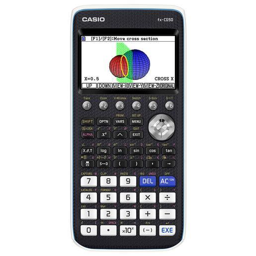 Casio FX-CG50 calcolatrice grafica senza CAS, display naturale ad alta defizione con 65.000 colori, Grafici in 3D, Python, scambio dati con Pc tramite US
