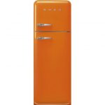 Smeg FAB30ROR6 frigorifero con congelatore Libera installazione 294 L Arancione
