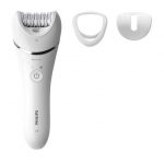 Philips Serie 8000 Epilatore Wet & Dry bianco con 3 accessori BRE700/00