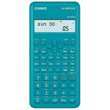Casio FX-220 PLUS-2 calcolatrice scientifica, 181 funzioni, display a 2 linee e alimentazione a batteria