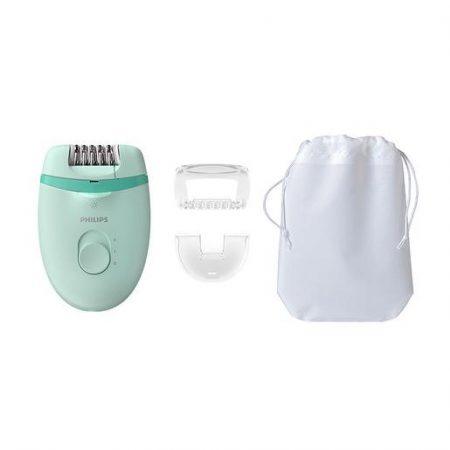 Philips Satinelle Essential Epilatore compatto con filo e Opti-light