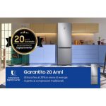Samsung RB34C775CS9 frigorifero Combinato EcoFlex AI 1.85m 344L Libera installazione con congelatore Wifi 1,85m 344 L con rivestimento in acciaio inox Cl