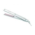 GA.MA Piastra Elegance Lino: piastra ideale per capelli secchi e sfibrati, Tecnologia Olio Attivo che ristruttura la fibra del capello, Anti Crespo, T