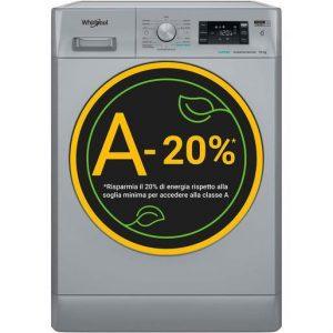 Whirlpool Lavatrice a libera installazione – FFB 108 SILVER IT Made in Italy - 10 kg