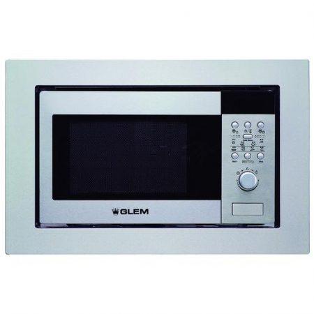 Glem Gas GMI203IX forno a microonde Acciaio inox Microonde con grill Da incasso 20 L 800 W