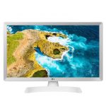 LG 24TQ510S Monitor TV 23.6'' smart webOS 22 Wi-Fi NOVITÀ 2022 Bianco