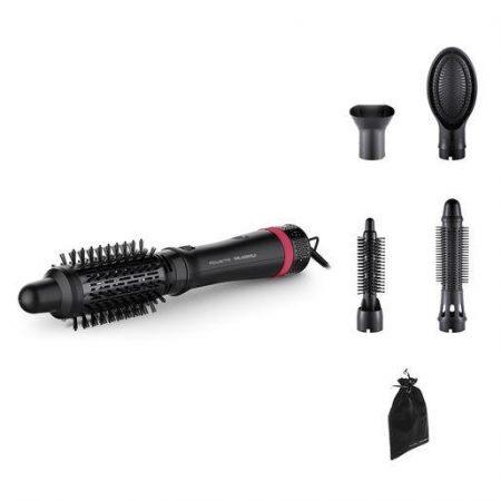Rowenta Express Style CF634L Spazzola ad aria calda Caldo Nero, Rosso 800 W 1,8 m