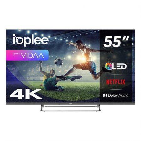 IOPLEE LE-55VHAQ 139,7 cm (55'') QLED 4K Ultra HD Wi-Fi Acciaio inox 300 cd/m²